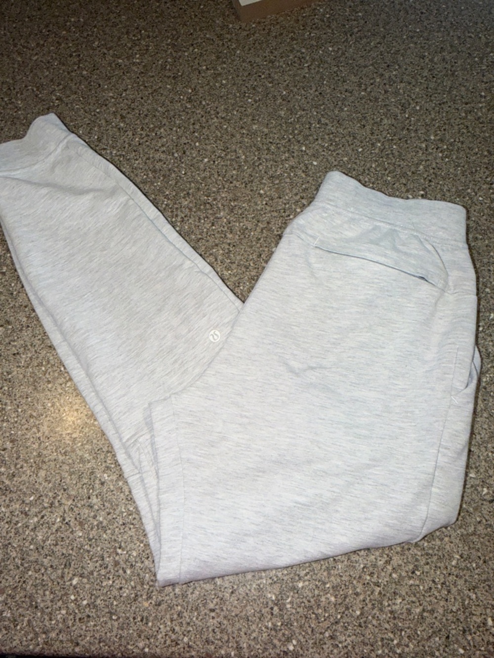 lululemon athletica light gray joggers
